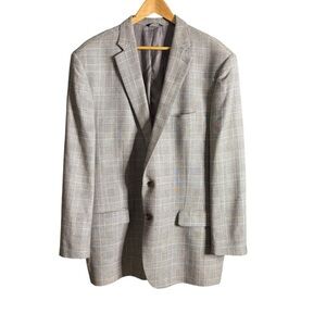 Ralph Ralph Lauren Men’s Houndstooth Sports Coat Black & White & Blue